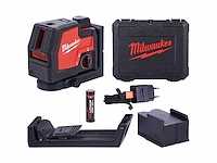 Milwaukee l4 cllp-301c 4v li-ion accu kruislijnlaser set - afbeelding 1 van  2