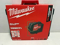 Milwaukee l4 cllp-301c 4v li-ion accu kruislijnlaser set - afbeelding 2 van  2