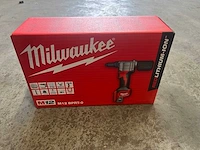 Milwaukee m12 bprt-0 12v li-ion accu blindklinknagel tang body - 9000n - afbeelding 2 van  2