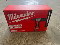 Milwaukee m12 bprt-0 12v li-ion accu blindklinknagel tang body - 9000n - afbeelding 2 van  2
