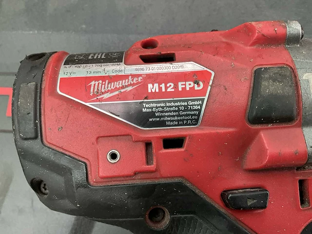 Milwaukee m12 fpd schroefboormachine - afbeelding 4 van  6