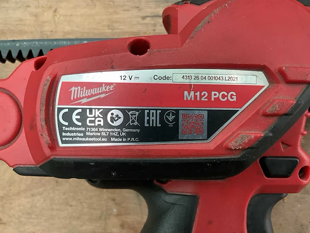 Milwaukee m12 pcg lijmpistool - afbeelding 4 van  5