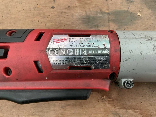 Milwaukee m18 braid haakse slagschroevendraaier - afbeelding 3 van  4