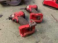 Milwaukee m18 fid2 boormachine (2x) - afbeelding 2 van  4