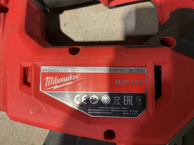 Milwaukee m18 fjs decoupeerzaag - afbeelding 3 van  3