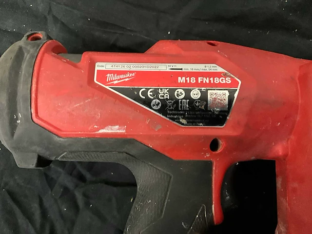 Milwaukee m18 fn18gs tacker - afbeelding 2 van  7