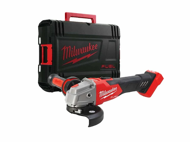 Milwaukee m18 fsag125xb-0x 18v li-ion accu haakse slijper body in hd box - 125mm - koolborstelloos - afbeelding 1 van  2