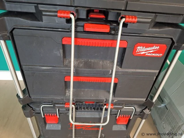 Milwaukee packout™ gereedschapskoffer met o.a. drie lades - afbeelding 6 van  7