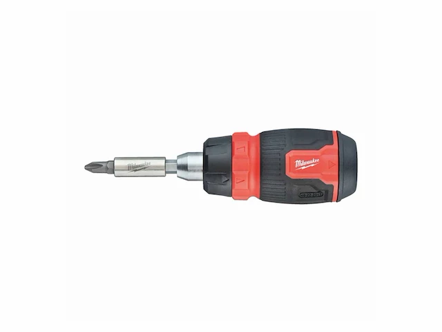 Milwaukee ratelschroevendraaier multi-bit 8 in 1 compact – 4932480581 - afbeelding 1 van  4