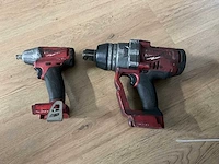 Milwaukee slagmoersleutel (2x) - afbeelding 1 van  6