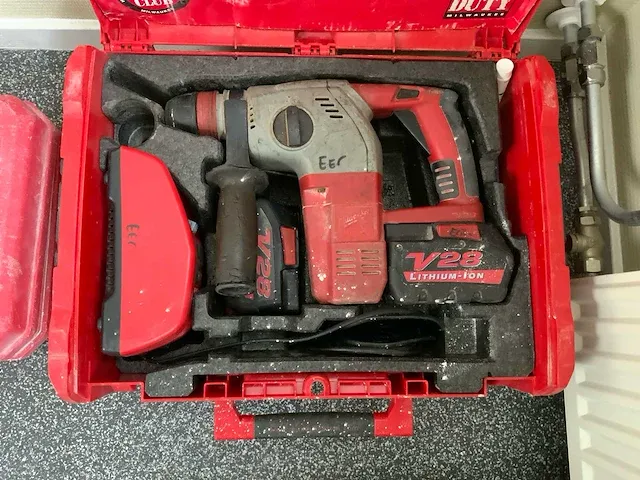 Milwaukee v28hx boorhamer - afbeelding 2 van  4