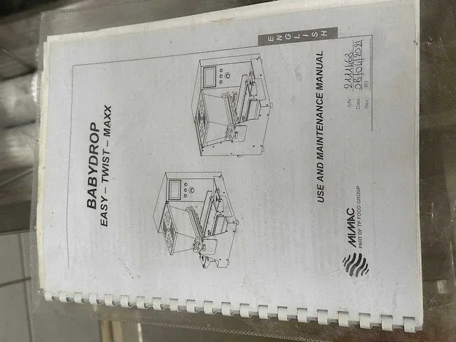 Mimak - babydrop maxx 450 tl m21 - doseermachine - afbeelding 14 van  16
