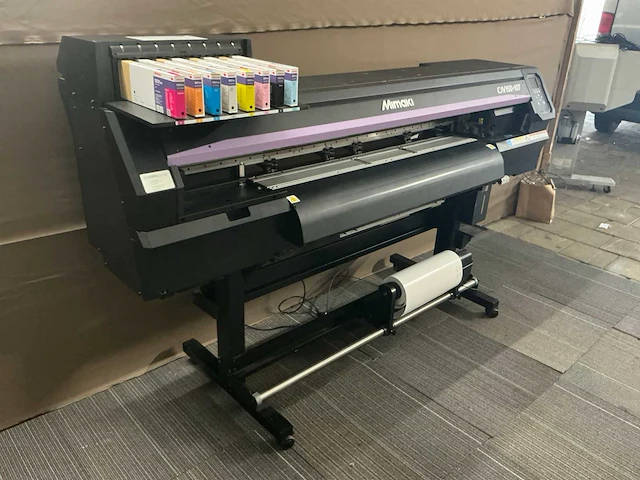 Mimaki cjv150-107 ecosolvent inktjetprinter print & cut - afbeelding 1 van  16