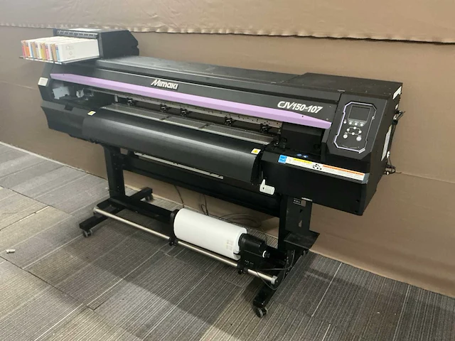 Mimaki cjv150-107 ecosolvent inktjetprinter print & cut - afbeelding 9 van  16