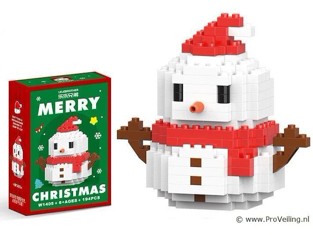 Mini building block set christmas - afbeelding 1 van  1