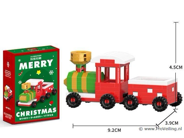 Mini building block set christmas - afbeelding 1 van  1