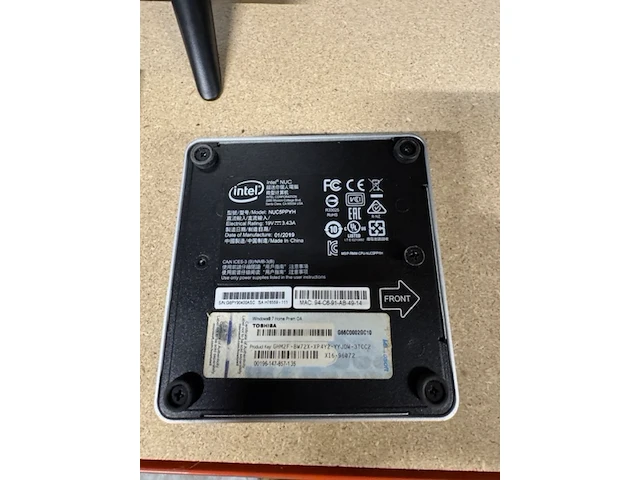 Mini computer met scherm intel, nuc5ppyh - afbeelding 3 van  6