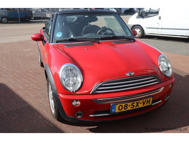 Mini cooper cabrio - 1.6 benzine | apk tot mei 2026 | kenteken: 08-sx-vh - afbeelding 1 van  25