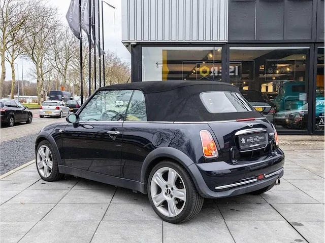 Mini cooper cabrio 1.6 chili 2006 lederen bekleding stoelverwarming parkeersensoren climate control 17"inch, 90-tf-sj - afbeelding 7 van  38