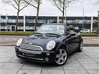 Mini cooper cabrio 1.6 chili 2006 lederen bekleding stoelverwarming parkeersensoren climate control 17"inch, 90-tf-sj - afbeelding 1 van  38