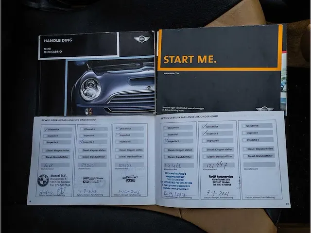 Mini cooper cabrio 1.6 chili 2006 lederen bekleding stoelverwarming parkeersensoren climate control 17"inch, 90-tf-sj - afbeelding 29 van  38