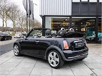 Mini cooper cabrio 1.6 chili 2006 lederen bekleding stoelverwarming parkeersensoren climate control 17"inch, 90-tf-sj - afbeelding 23 van  38