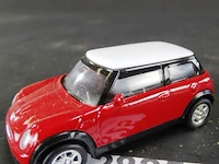 Mini cooper rood-wit - afbeelding 1 van  3