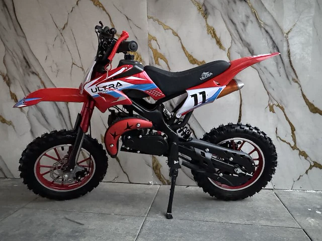 Mini crossmotor 49 cc ultra, db01, rood, bouwjaar 2024 - afbeelding 1 van  9
