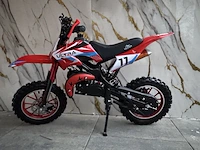 Mini crossmotor 49 cc ultra, db01, rood, bouwjaar 2024