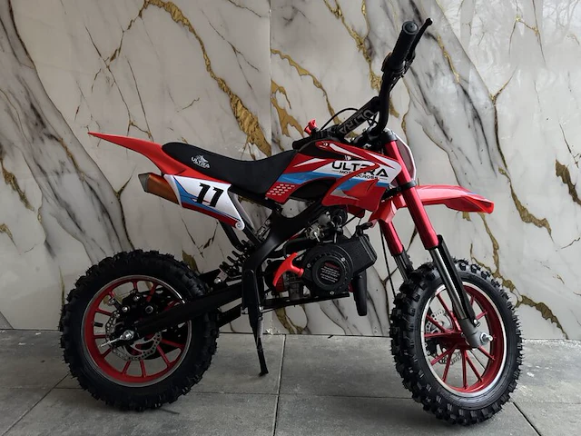 Mini crossmotor 49 cc ultra, db01, rood, bouwjaar 2024 - afbeelding 2 van  9