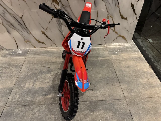 Mini crossmotor 49 cc ultra, db01, rood, bouwjaar 2024 - afbeelding 3 van  9