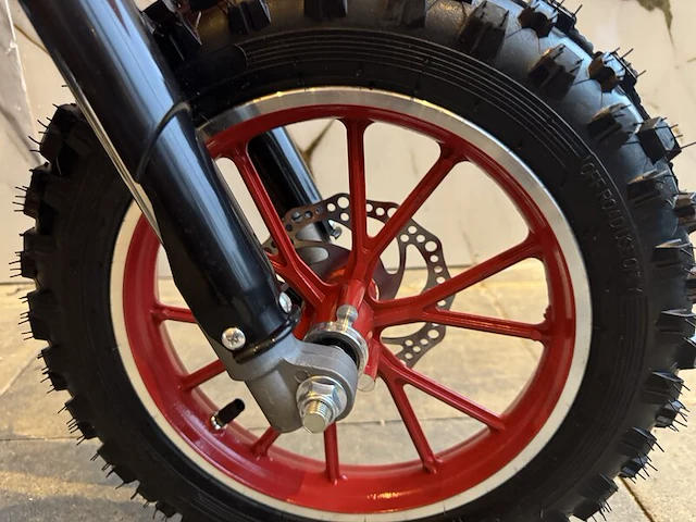 Mini crossmotor 49 cc ultra, db01, rood, bouwjaar 2024 - afbeelding 6 van  9