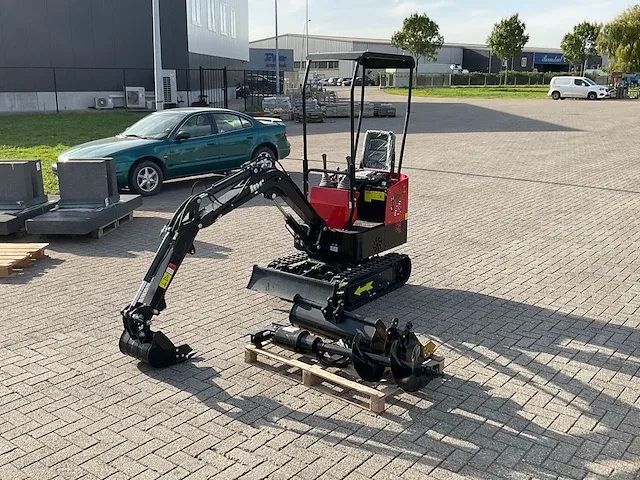 Mini graafmachine met toebehoren - afbeelding 1 van  21