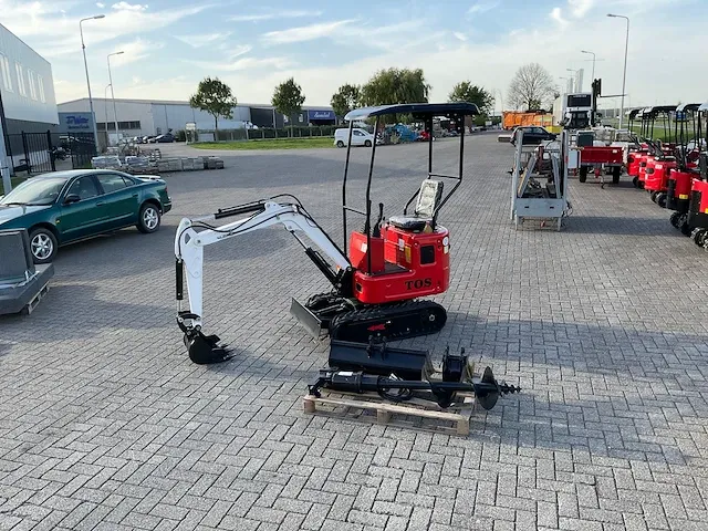 Mini graafmachine met toebehoren - afbeelding 1 van  27