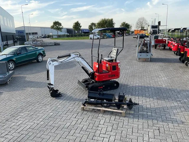 Mini graafmachine met toebehoren - afbeelding 1 van  27