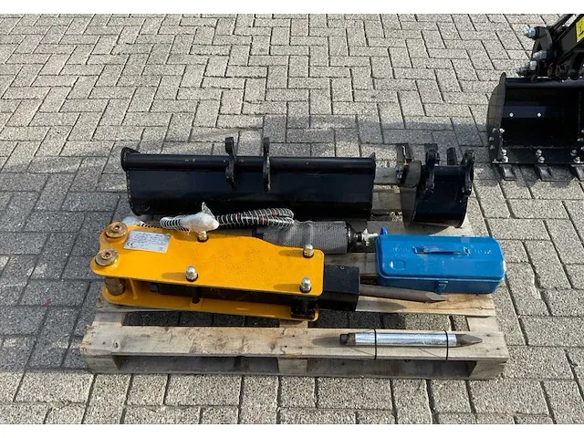 Mini graafmachine met toebehoren - afbeelding 8 van  23