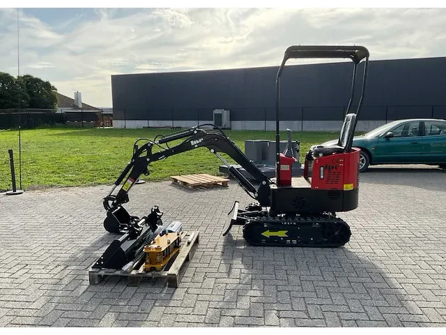 Mini graafmachine met toebehoren - afbeelding 1 van  23