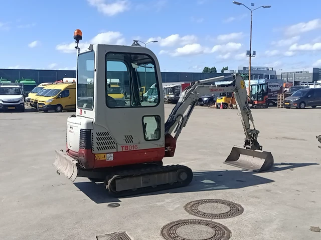 Mini graafmachine, takeuchi, tb016, 2011 - afbeelding 3 van  40