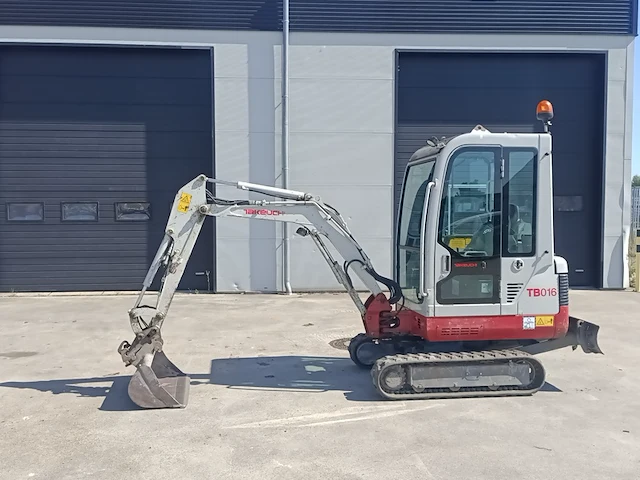 Mini graafmachine, takeuchi, tb016, 2011 - afbeelding 1 van  40