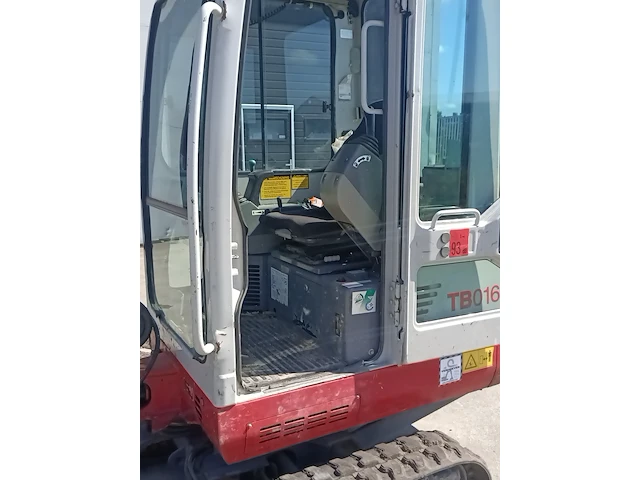 Mini graafmachine, takeuchi, tb016, 2011 - afbeelding 18 van  40