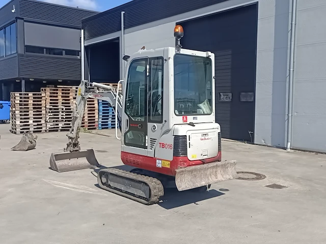Mini graafmachine, takeuchi, tb016, 2011 - afbeelding 36 van  40