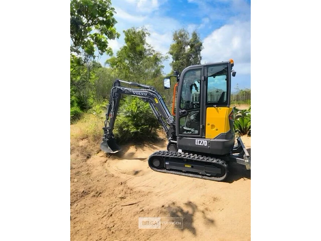 Mini graafmachine volvo ec27d - afbeelding 1 van  10