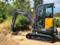 Mini graafmachine volvo ec27d