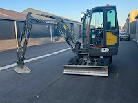 Mini graafmachine volvo ec27d - afbeelding 10 van  10