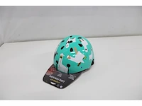Mini hornit lids fietshelm voor kinderen met led achterlicht lazy llama - afbeelding 5 van  6