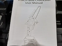 Mini kettingzaag op accu - 6 inch, sanderz, 2025 - afbeelding 2 van  3