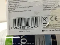 Mini led beamer technaxx, tx-127, wit - afbeelding 3 van  3