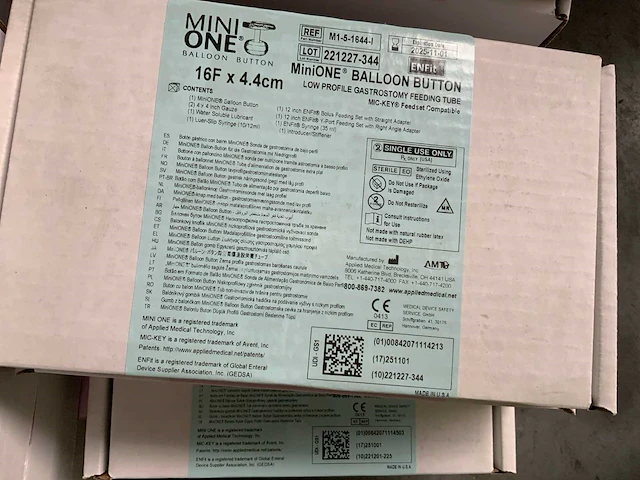 Mini one capsule non-balloon button feedset (18x) - afbeelding 6 van  7