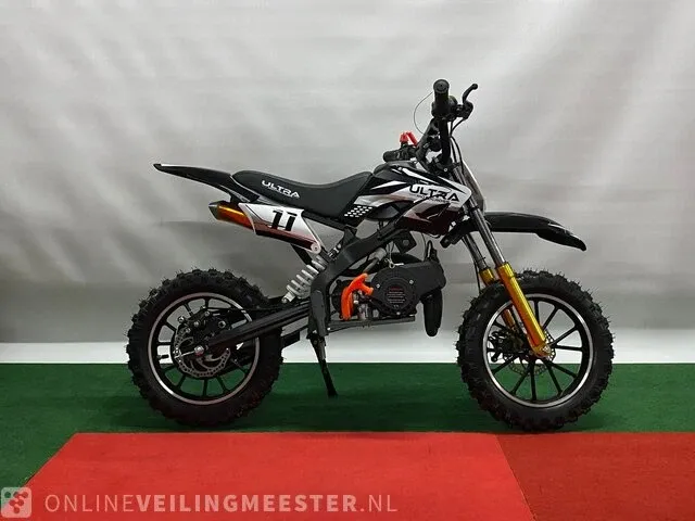 Mini pitbike ultramotocross, zwart, bouwjaar 2023 - afbeelding 2 van  5