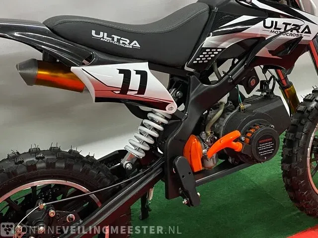 Mini pitbike ultramotocross, zwart, bouwjaar 2023 - afbeelding 3 van  5